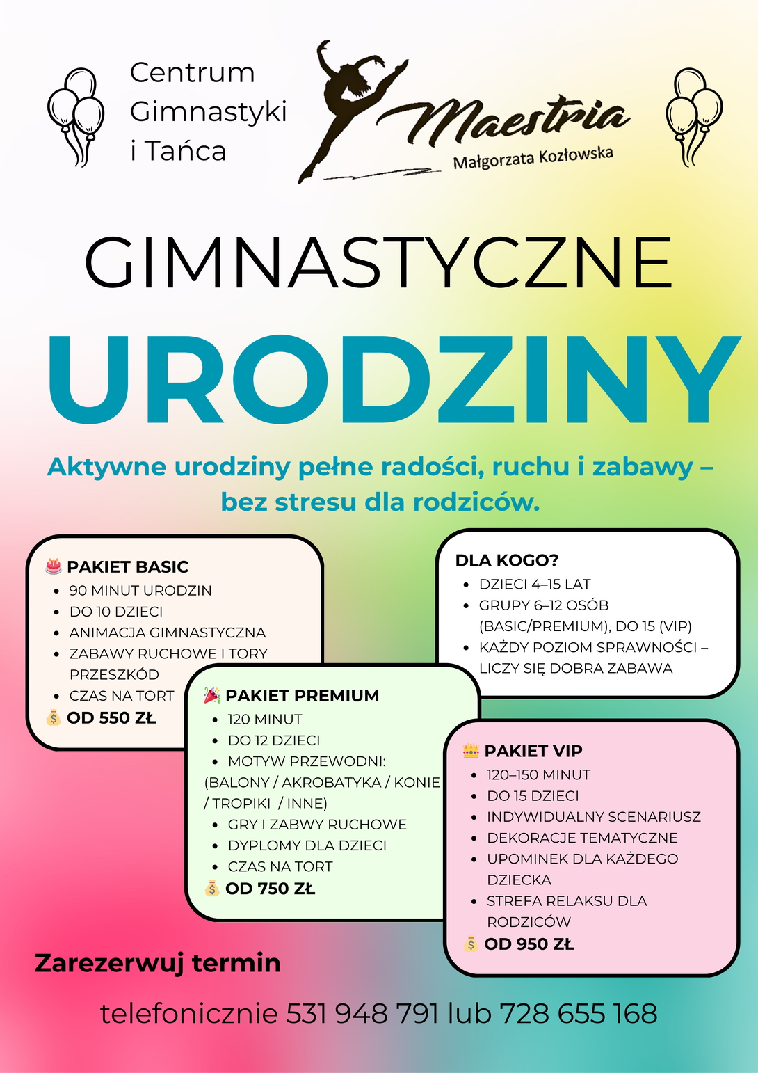 Plakat urodzinowy